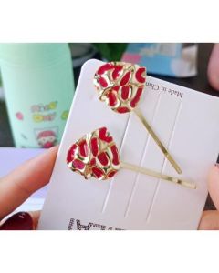 Hairpin heart-shaped hairpin clip