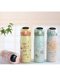 Smart Temperature Display Straw Cup 316 Stainless Steel 450ml