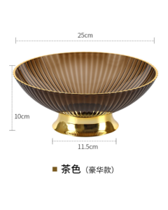 Drain fruit bowl for wet and dry use