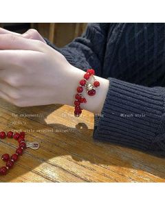 Bracelet chinoiserie red