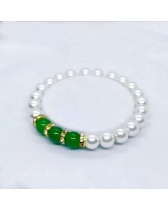 Imitation pearl bead bracelet Fashion chrysoprase bracelet bracelet