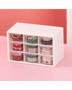 Nine-square grid storage box