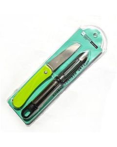 Stainless steel kitchen paring knife, planer knife, peeler, folding fruit knife combination, 20 sets/pack