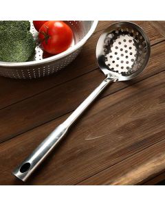 Stainless steel mesh scoop No. 20 steel handle
