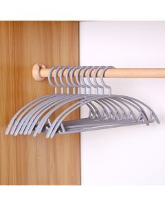 The hanger is semi-round, non-slip and non-marking, and it is single-packed