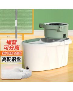 Rotating mop Water Cube separable dun cloth hands-free washable wet and dry thickened mop mop