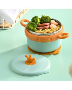 Stainless steel water-filled suction cup bowl crown