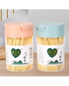 Toothpick case Portable bamboo 360/case