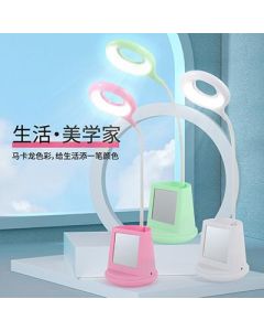 LED 3-level dimming USB rechargeable plug-in small table lamp HC3381