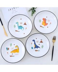 Chinese Vintage Ceramic Plate 8.3 inch