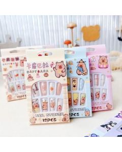 Wear the nail patch Kapibala No. 4