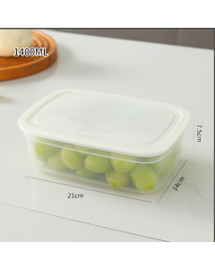 Flip lid crisper box