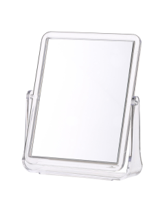 Vanity mirror is transparent on both sides