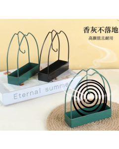 Wrought iron mosquito coil box 