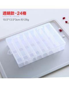 Transparent storage box 