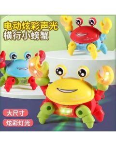 Electric Crab with Light Music Kids Toys with Leashes 180pcs/carton