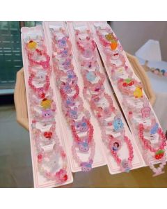 Pearl Bracelet Kids Baby Cartoon