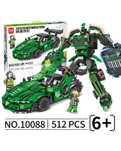 Transforming Racing Mecha 512 particles
