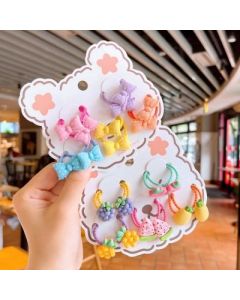 Children's rubber band thumb headband 10pcs mix high elasticity