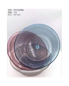 Color transparent round basin YDL-8004 120/case