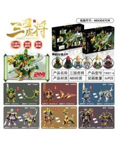 Assembling building block toys Three Kingdoms Tiger will 550 particles 36 boxes/carton