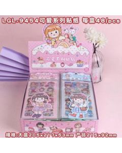 Sticker LGL-9454 Cute Series 56/box 42boxes/pc