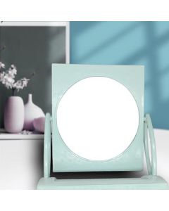 HD Rotating Makeup Double-sided Mirror Portable Large Square Princess Mirror