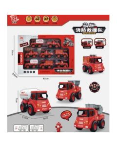 Fire and Rescue Team Model Toy Car 36/Carton