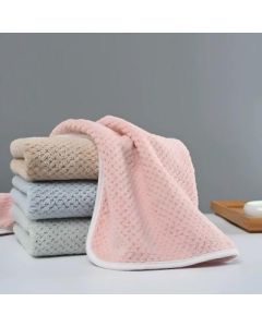 Towel: Six: A5-1-2, 50/pack, cotton, coral velvet