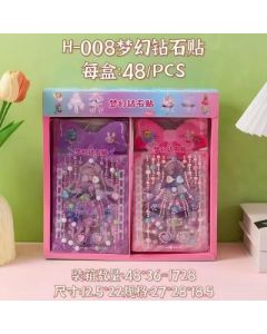 Diamond stickers 1728 pieces in 48 packs