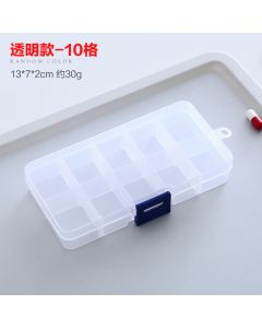 Compartment transparent storage box