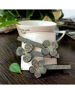 Coloured diamond butterfly hairpin fairy minimalist spring clip