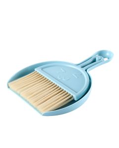 Semi-circular desktop keyboard brush 