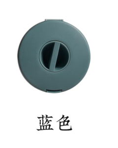 The data cable storage box is round