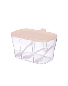 Seasoning box with three points