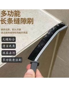 Crevice brush with long handle