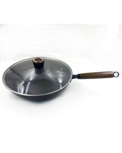 Intelligent temperature display Zhangqiu iron pot