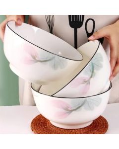 Ceramic instant noodle bowl soup bowl Shengshi Tianxia 7 inch thickened