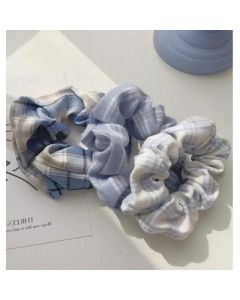 Vintage Plaid Scrunchie No. 12