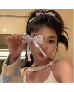 Ribbon bow lace hairpin Alice
