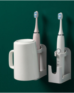 Electric toothbrush cup holders 