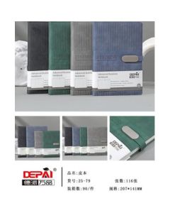 Business notebook 25-79 magnetic closure