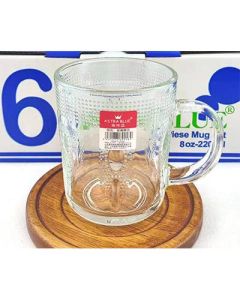 Clear glass thickened and heat-resistant 72/case