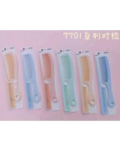 Pair Comb Styling Comb Set Monochrome 20/pk