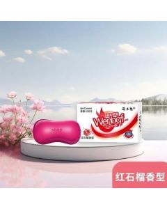 Bath soap Meng Rice Bear Red Pomegranate Fragrance 72/box
