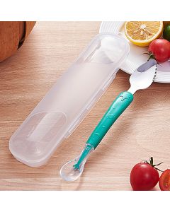 Baby stainless steel double-ended scrape