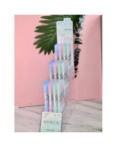 Press gel pen 0.5mm black 48pcs/rack