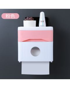 Tissue box double-layered