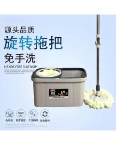 Rotating mop, separable dun cloth, wet and dry, thickened mop