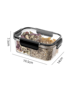 Compartment handle crisper box 